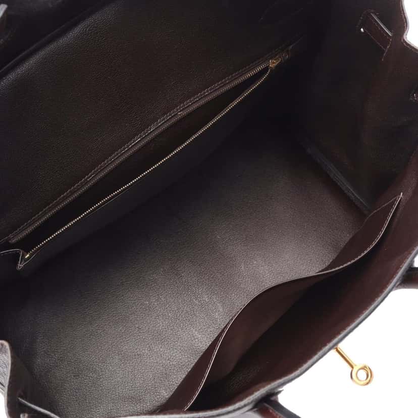 Hermès Ardennes Birkin Retourne 35 Brown Leather Good condition - Inside View