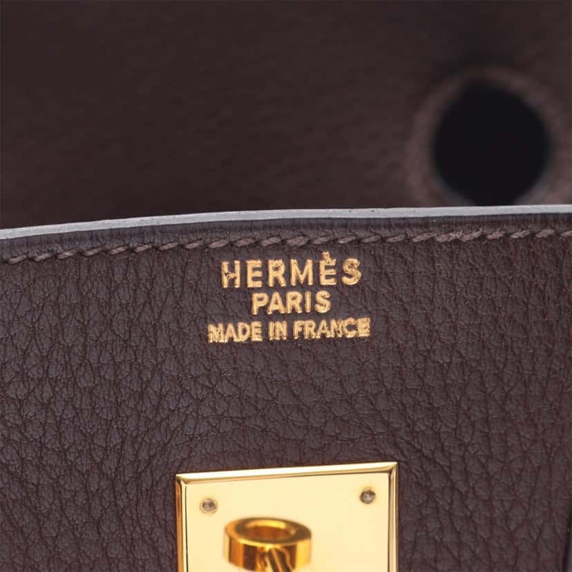 Hermès Ardennes Birkin Retourne 35 Brown Leather Good condition - Model View