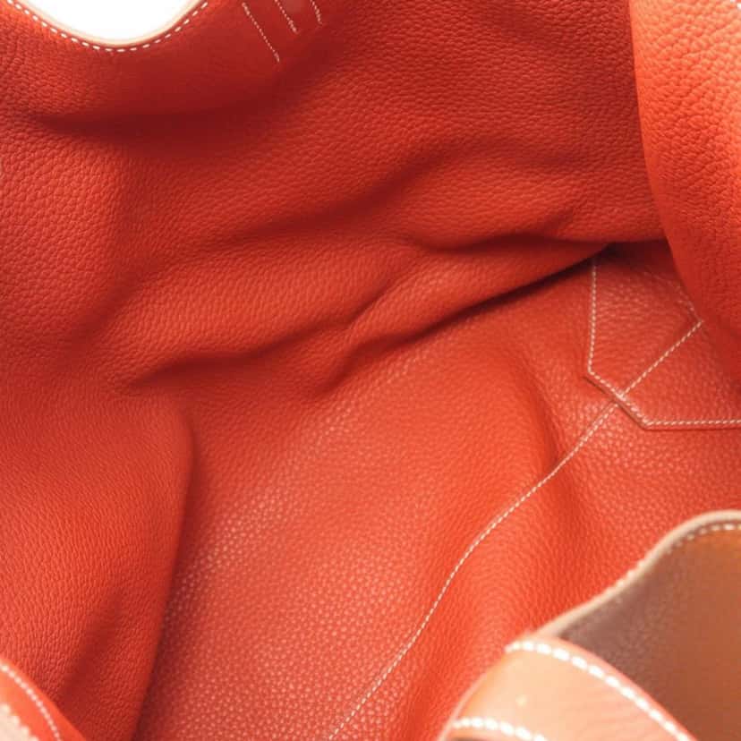 Hermès Clemence Double Sens 36 Brown Leather Good condition - Model View