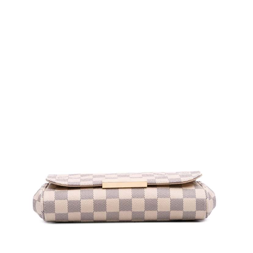 Louis Vuitton Damier Azur Favorite PM White Canvas Good condition - Inside View