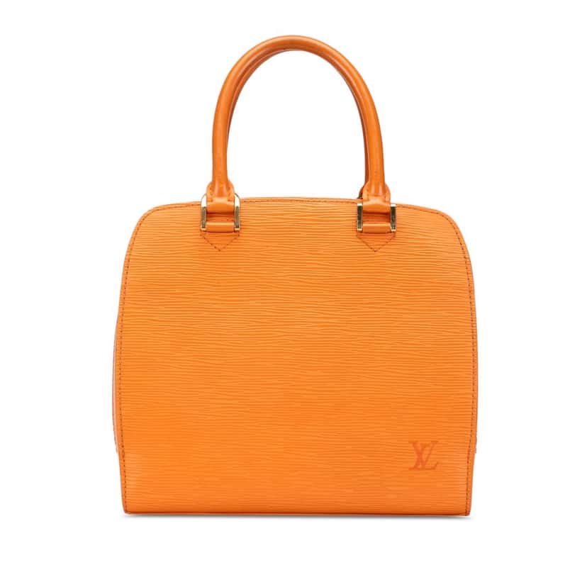 Louis Vuitton Epi Pont Neuf Orange Leather Fair condition - Front View