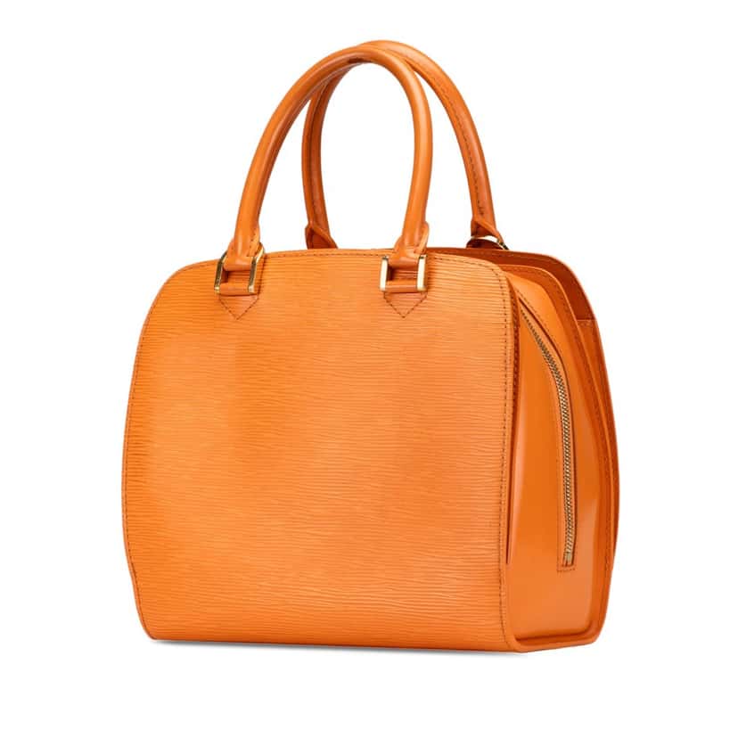 Louis Vuitton Epi Pont Neuf Orange Leather Fair condition - Back View