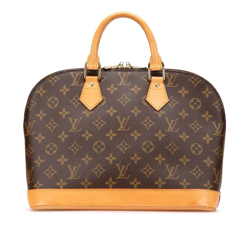 Louis Vuitton Monogram Alma PM Brown Canvas Good condition - Front View