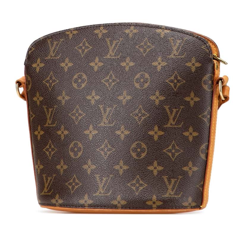 Louis Vuitton Monogram Drouot Brown Canvas Good condition - Back View