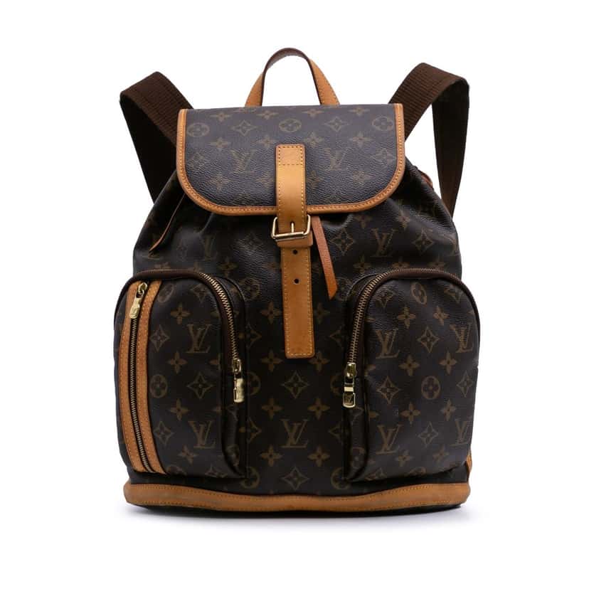 Louis Vuitton Monogram Sac a Dos Bosphore Brown Canvas Good condition - Front View