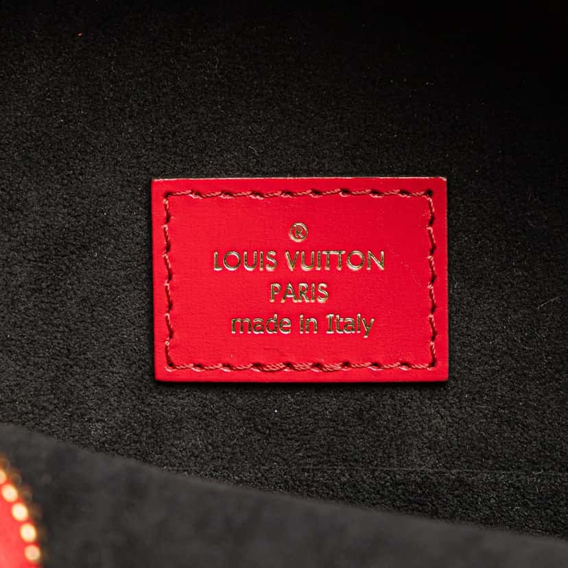 Louis Vuitton Monogram Vernis Boite Chapeau Souple MM Red Leather Good condition - Box View