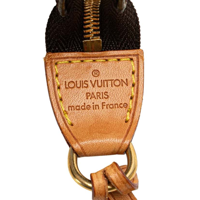 Louis Vuitton Monogram Pochette Accessoires Brown Canvas Good condition - Box View