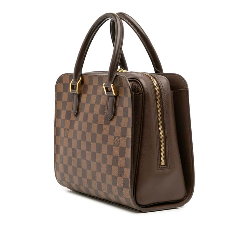 Louis Vuitton Damier Ebene Triana Brown Canvas Good condition - Back View