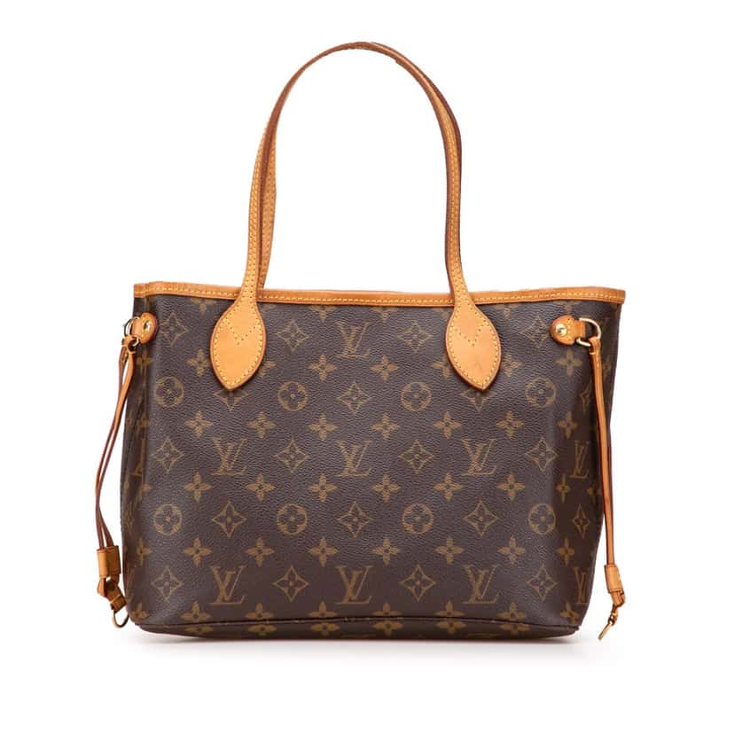 Louis Vuitton Monogram Neverfull PM Brown Canvas Good condition - Front View