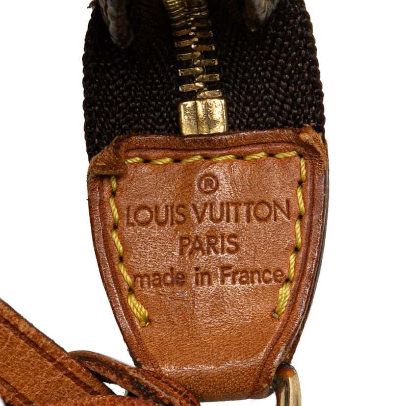 Louis Vuitton Monogram Pochette Accessoires Brown Canvas Good condition - Box View