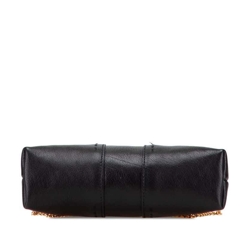 Saint Laurent Mini Leather Muse Chain Bag Black Leather Good condition - Inside View