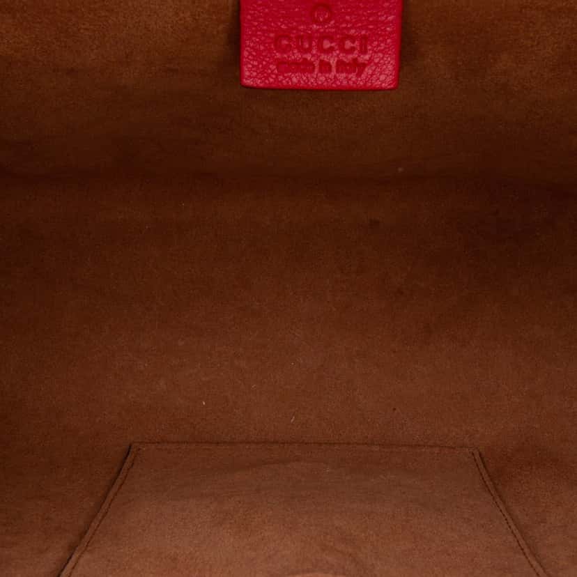 Gucci Medium Bicolor Leather Padlock Shoulder Bag Pink Leather Good condition - Model View