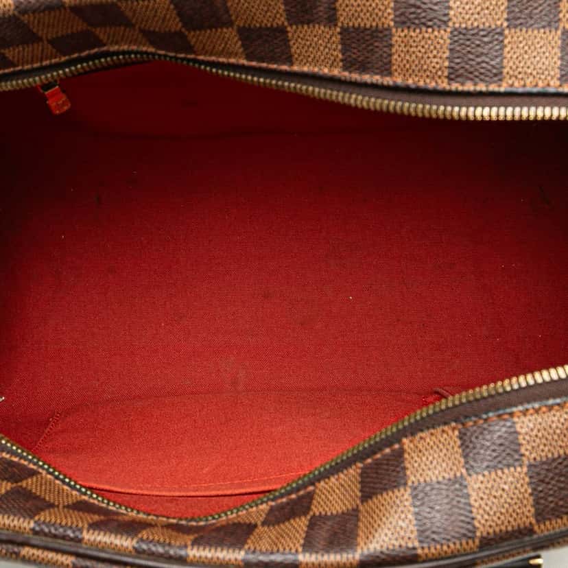 Louis Vuitton Damier Ebene Nolita Brown Canvas Fair condition - Model View