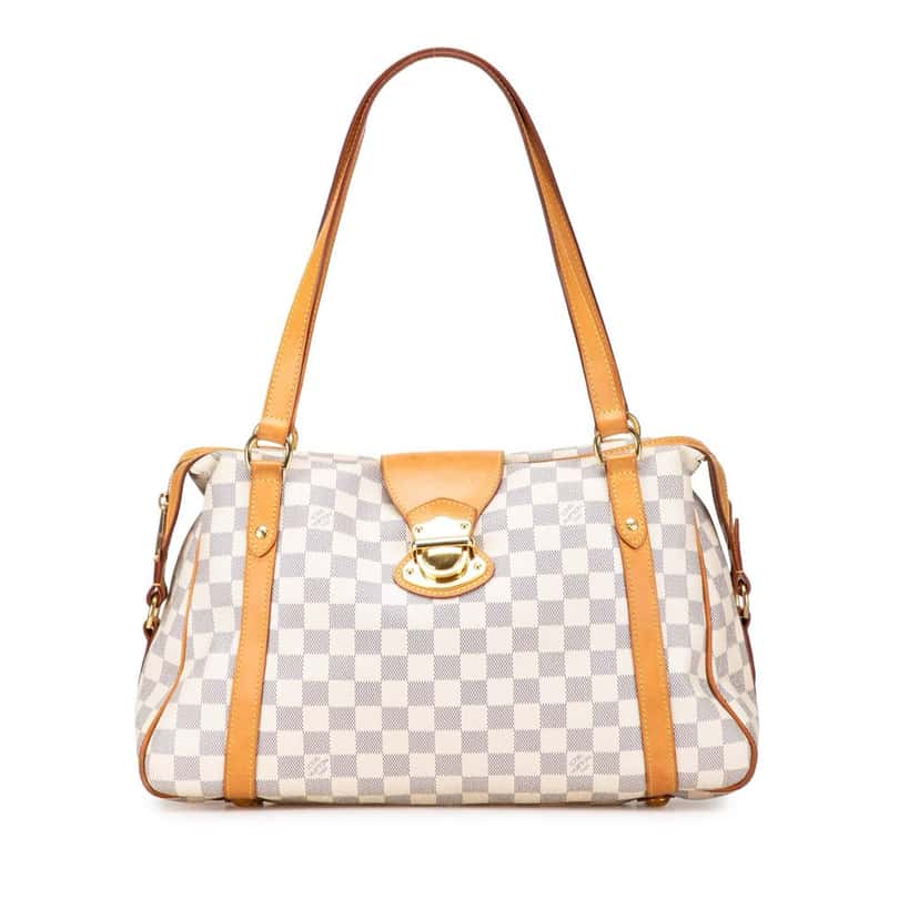 Louis Vuitton Damier Azur Stresa PM White Canvas Good condition - Front View