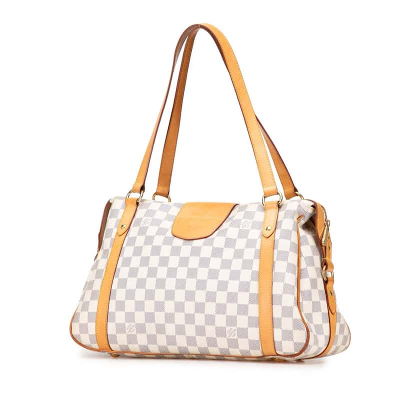 Louis Vuitton Damier Azur Stresa PM White Canvas Good condition - Back View