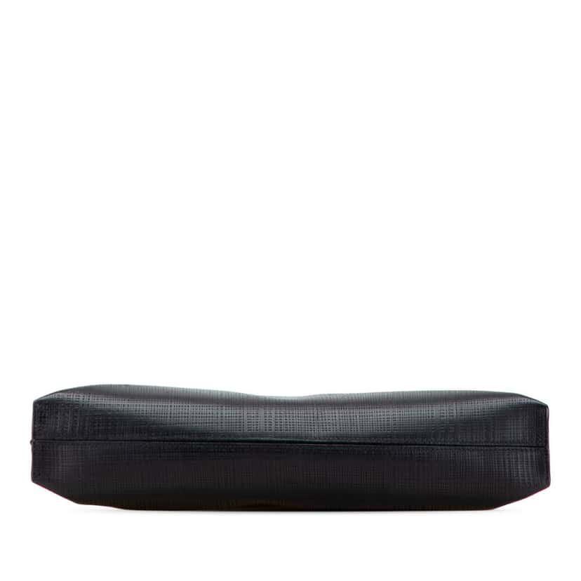Loewe Leather Anagram T Clutch Black Leather Good condition - Inside View
