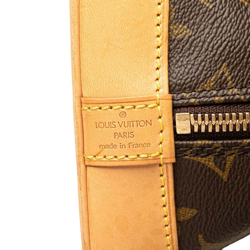 Louis Vuitton Monogram Alma PM Brown Canvas Good condition - Box View