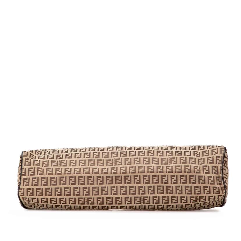 Fendi Zucchino Canvas Handbag Brown Canvas Good condition - Inside View