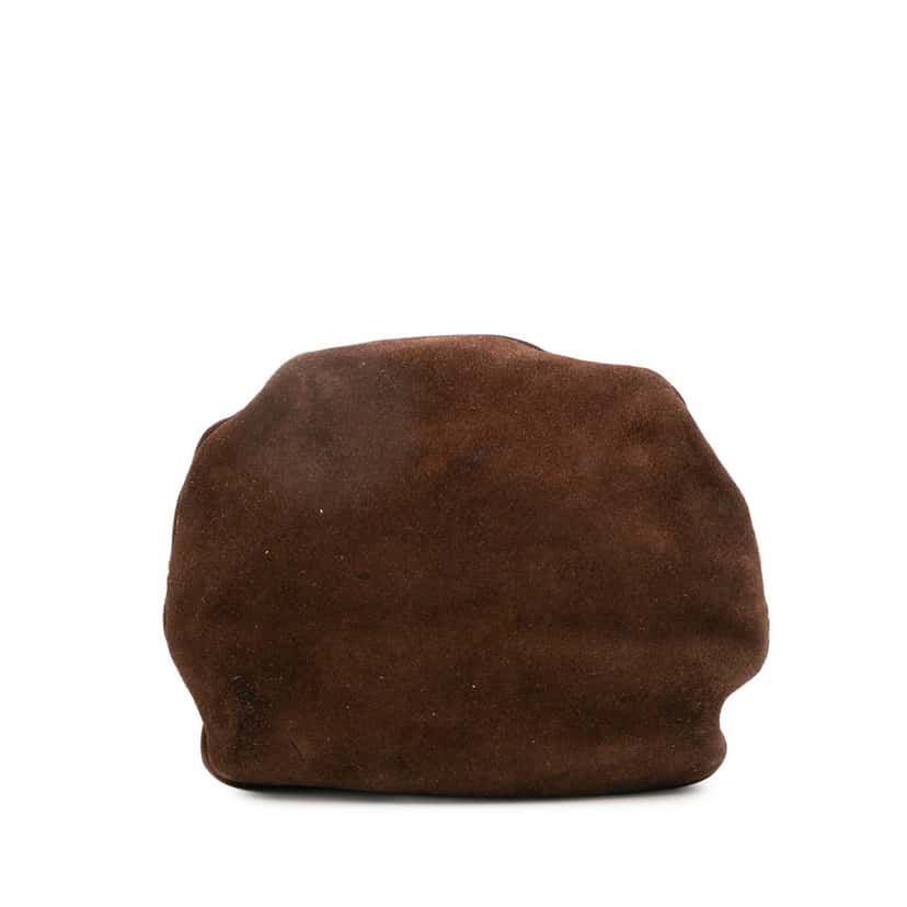 Bottega Veneta Suede Bucket Bag Brown Leather Good condition - Inside View