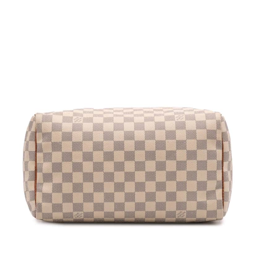 Louis Vuitton Damier Azur Speedy 30 White Canvas Good condition - Inside View
