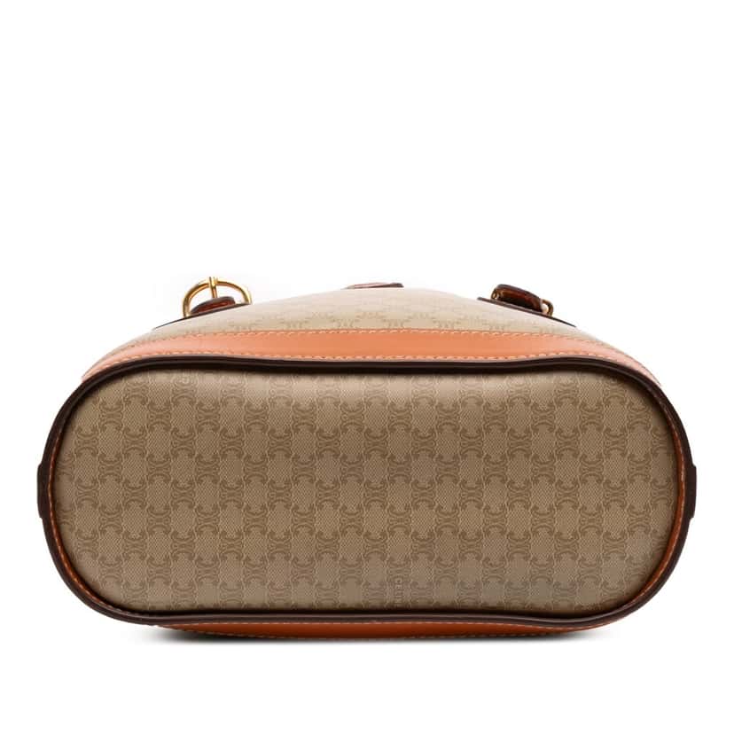 Celine Macadam Coated Canvas Tote Brown Canvas Good condition - Inside View