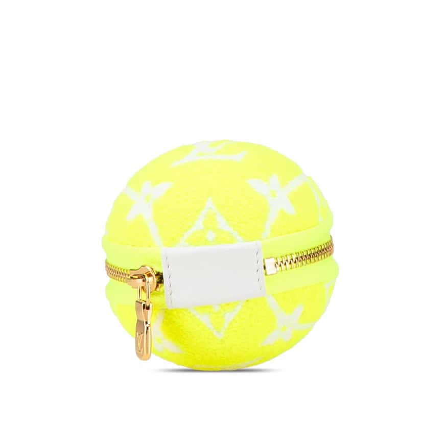 Louis Vuitton LV Set And Match Pouch Key Ring Bag Charm Yellow Canvas Good condition - Inside View