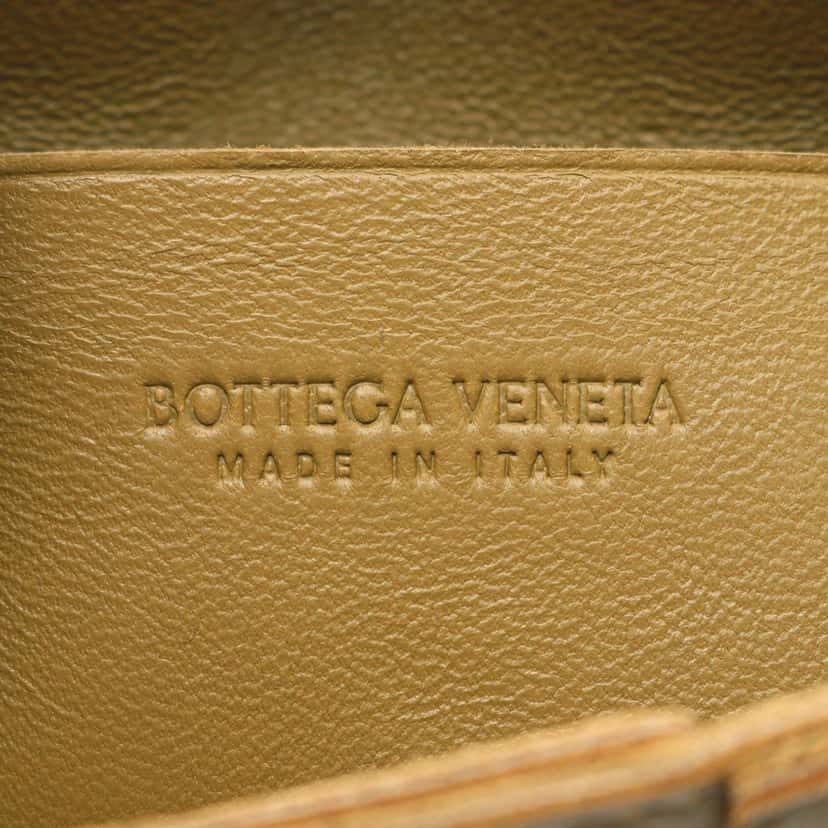 Bottega Veneta Candy Nappa Intrecciato Cassette Crossbody Brown Leather Good condition - Model View