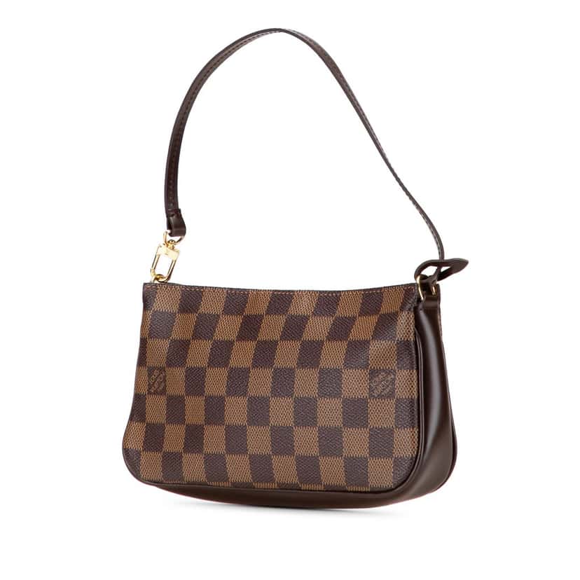 Louis Vuitton Damier Ebene Pochette Accessoires Brown Canvas Good condition - Back View