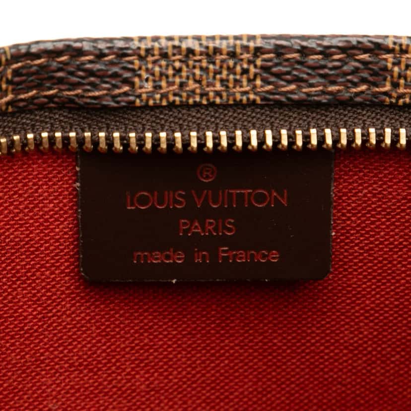 Louis Vuitton Damier Ebene Pochette Accessoires Brown Canvas Good condition - Box View