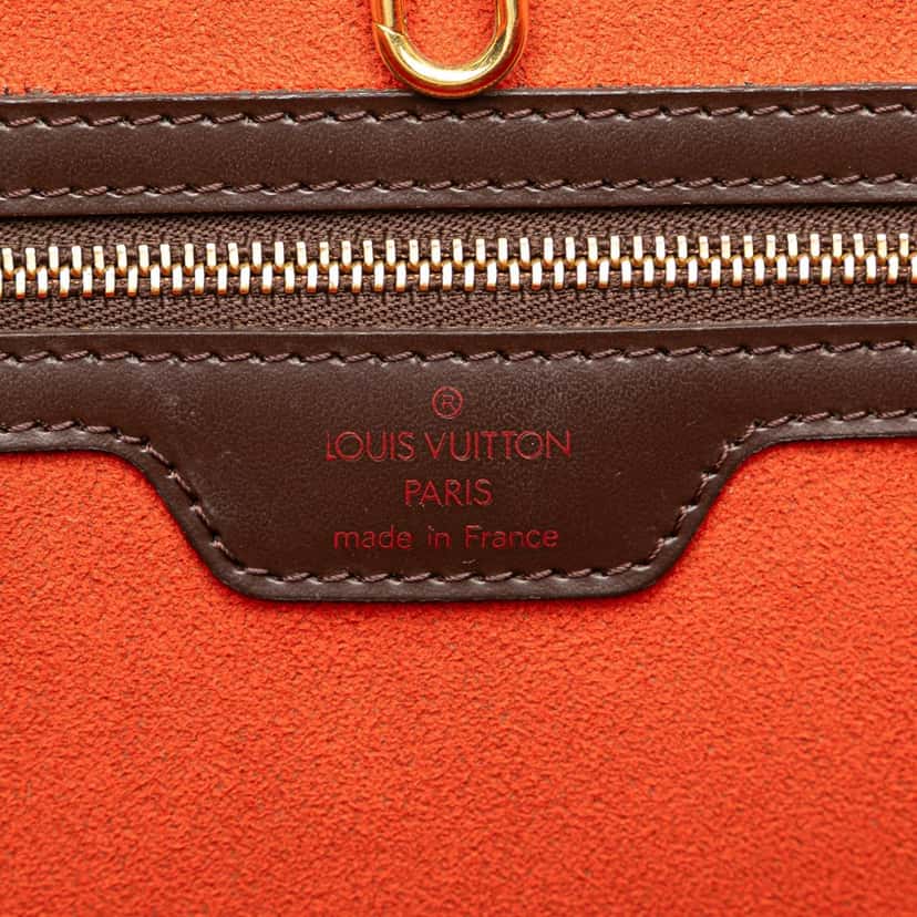 Louis Vuitton Damier Ebene Manosque PM Brown Canvas Very good condition - Box View