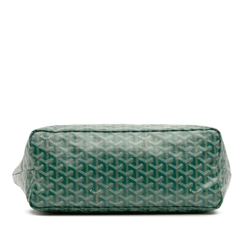 Goyard Goyardine Saint Louis PM Green Canvas Good condition - Inside View