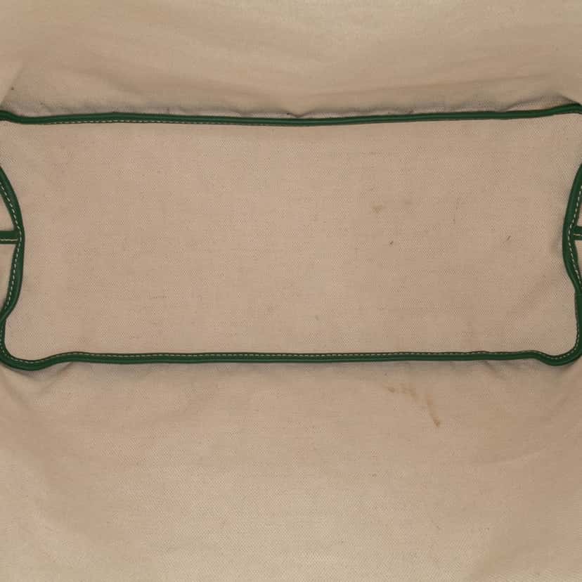 Goyard Goyardine Saint Louis PM Green Canvas Good condition - Model View