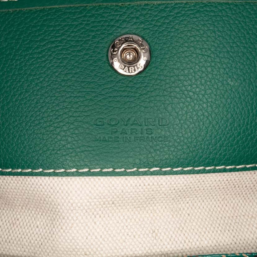 Goyard Goyardine Saint Louis PM Green Canvas Good condition - Box View