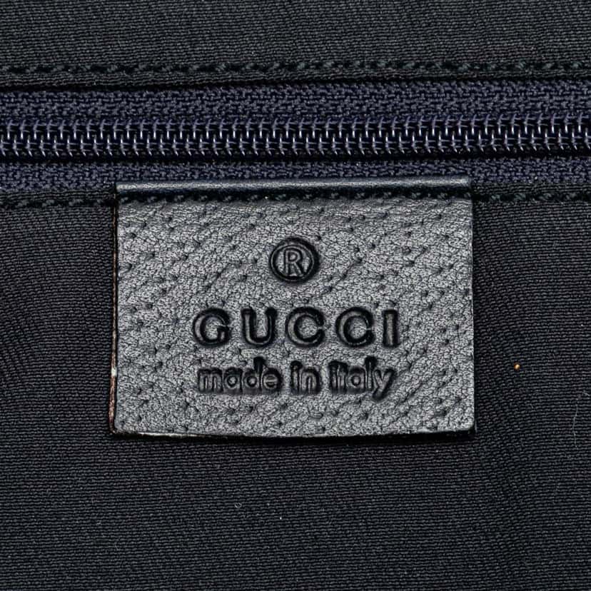 Gucci Calfskin Abbey D Ring Tote Blue Leather Good condition - Box View