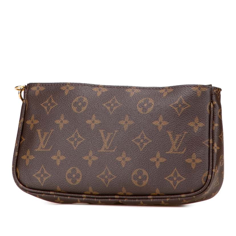 Louis Vuitton Monogram Multi Pochette Accessoires Brown Canvas Good condition - Back View