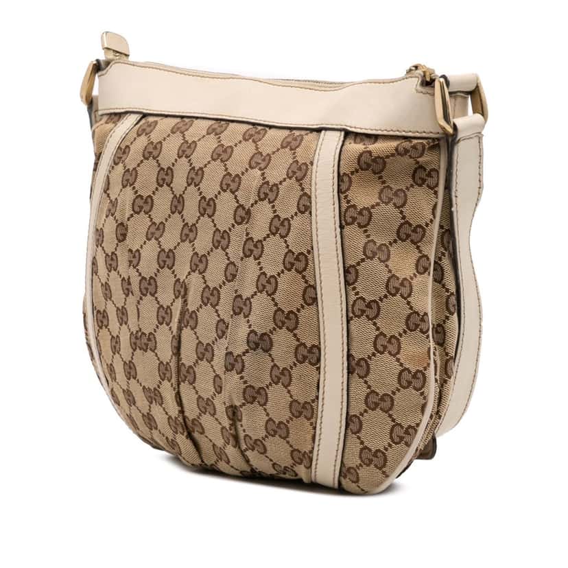 Gucci GG Canvas Abbey D Ring Crossbody Brown Canvas Fair condition - Back View