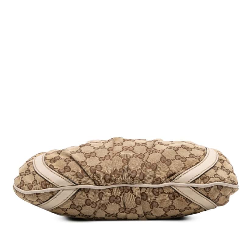Gucci GG Canvas Abbey D Ring Crossbody Brown Canvas Fair condition - Inside View