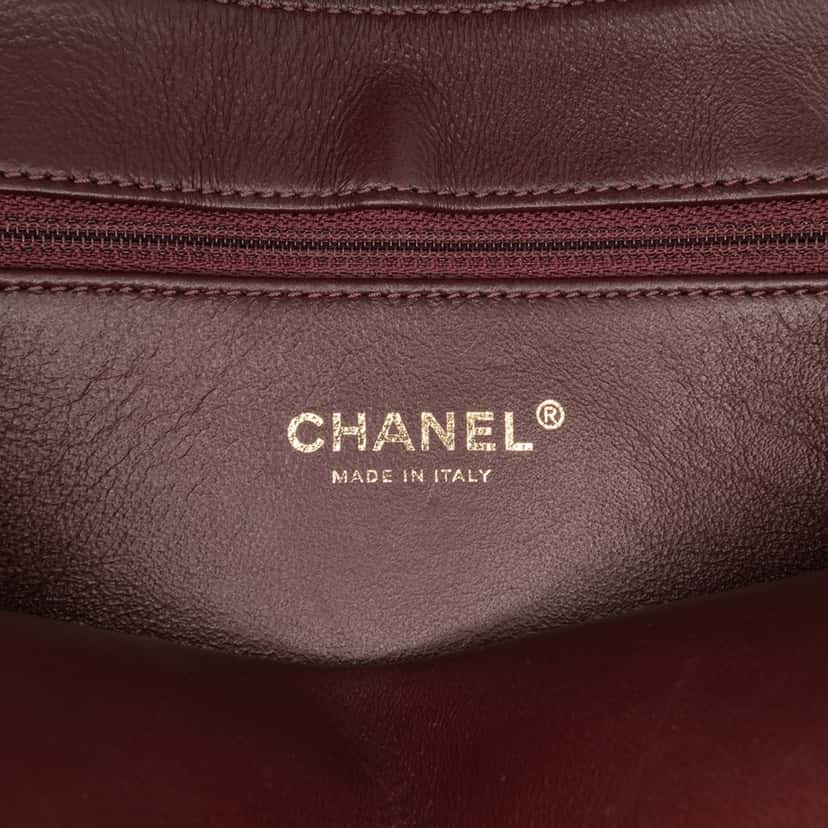 Chanel Large Sheepskin Beauty Lock Flap Black Leather Good condition - Box View
