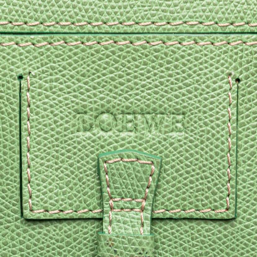 Loewe Anagram Canvas Tote Green Canvas Very good condition - Box View