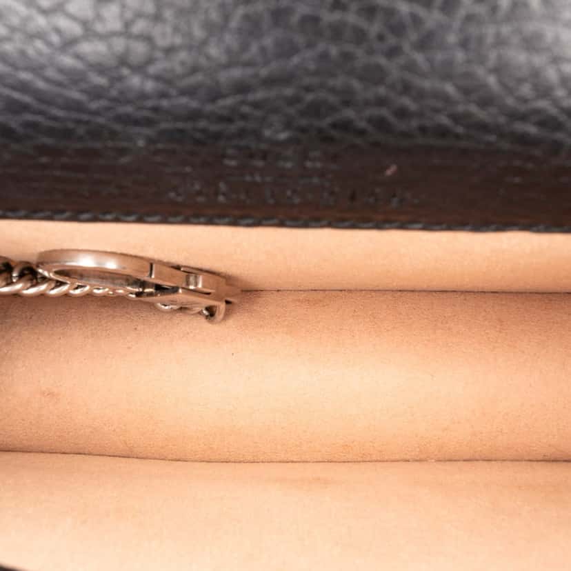 Gucci Mini Leather Dionysus Crossbody Black Leather Good condition - Model View