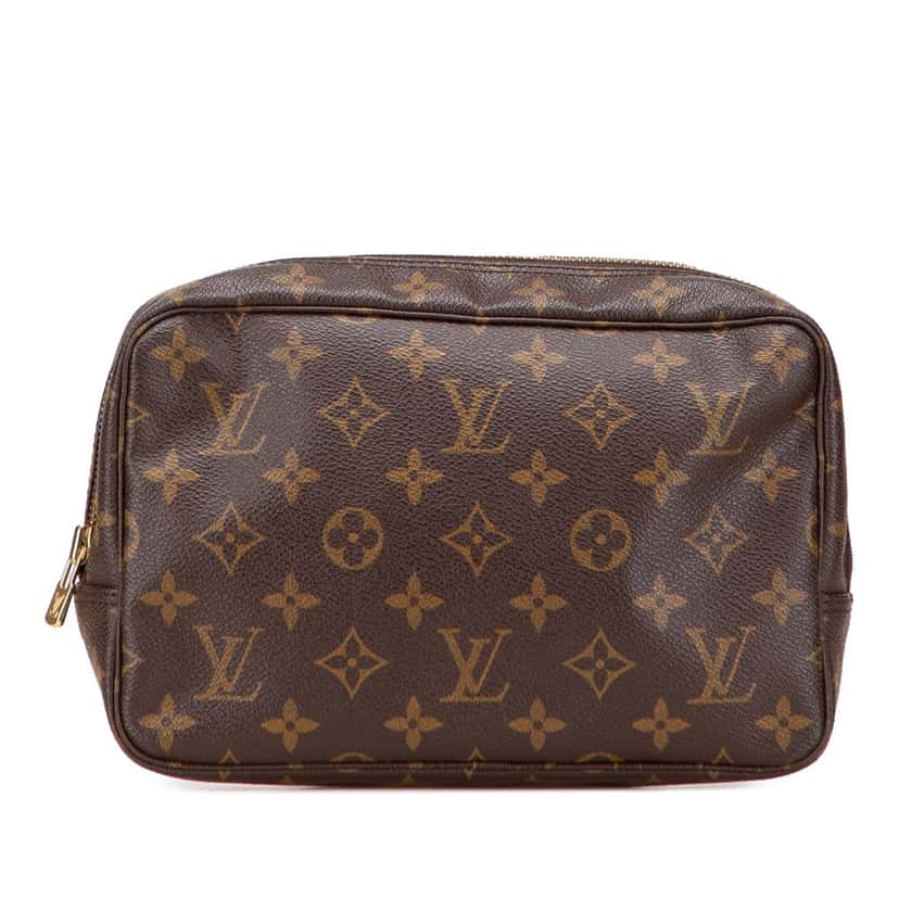 Louis Vuitton Monogram Trousse Toilette 23 Brown Canvas Good condition - Front View