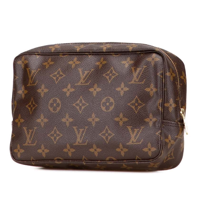 Louis Vuitton Monogram Trousse Toilette 23 Brown Canvas Good condition - Back View
