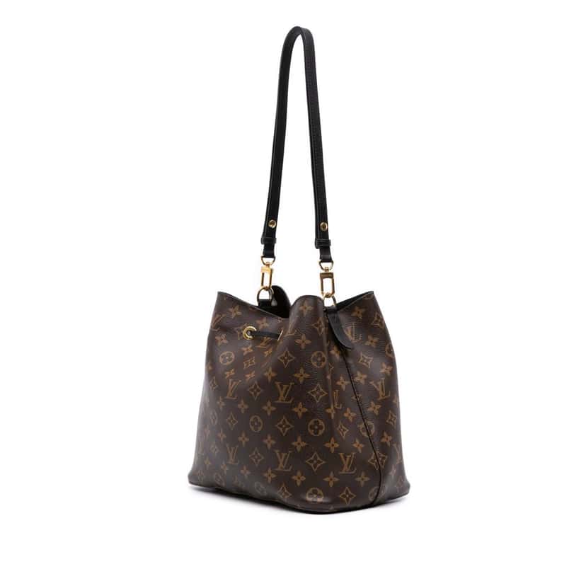 Louis Vuitton Monogram Neonoe MM Brown Canvas Fair condition - Back View