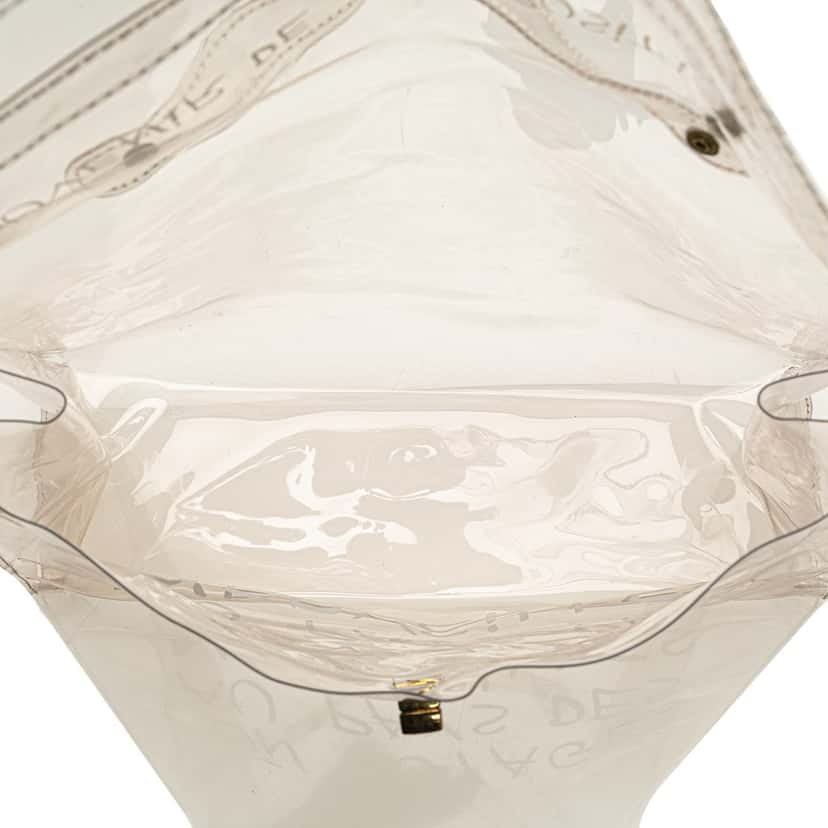 Hermès Vinyl Souvenir De L Exposition Kelly Handbag White Good condition - Model View