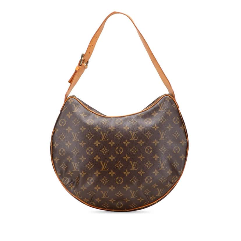 Louis Vuitton Monogram Croissant GM Brown Canvas Very good condition - Front View