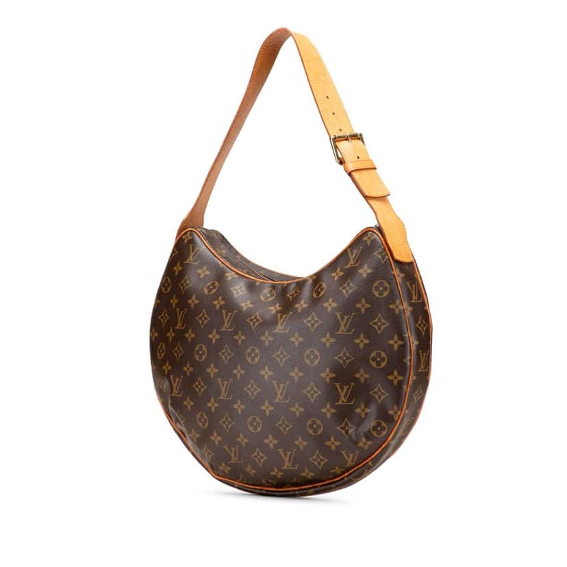 Louis Vuitton Monogram Croissant GM Brown Canvas Very good condition - Back View