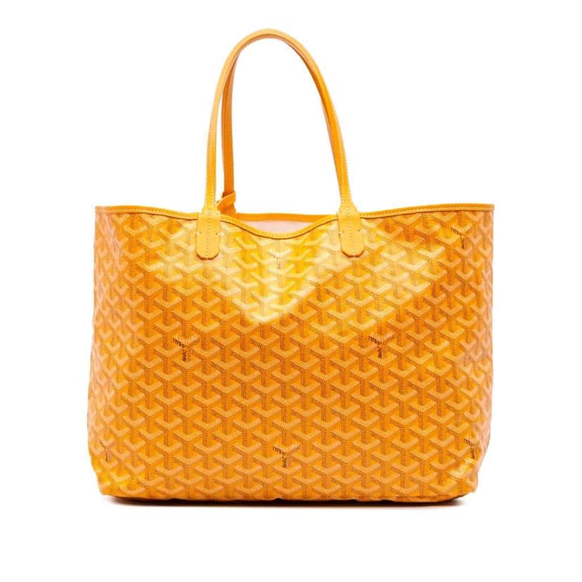Goyard Goyardine Saint Louis PM Yellow Canvas Good condition - Front View