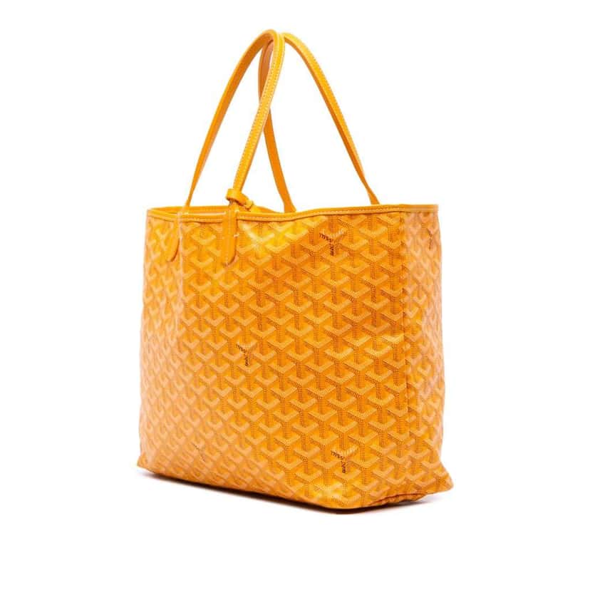 Goyard Goyardine Saint Louis PM Yellow Canvas Good condition - Back View