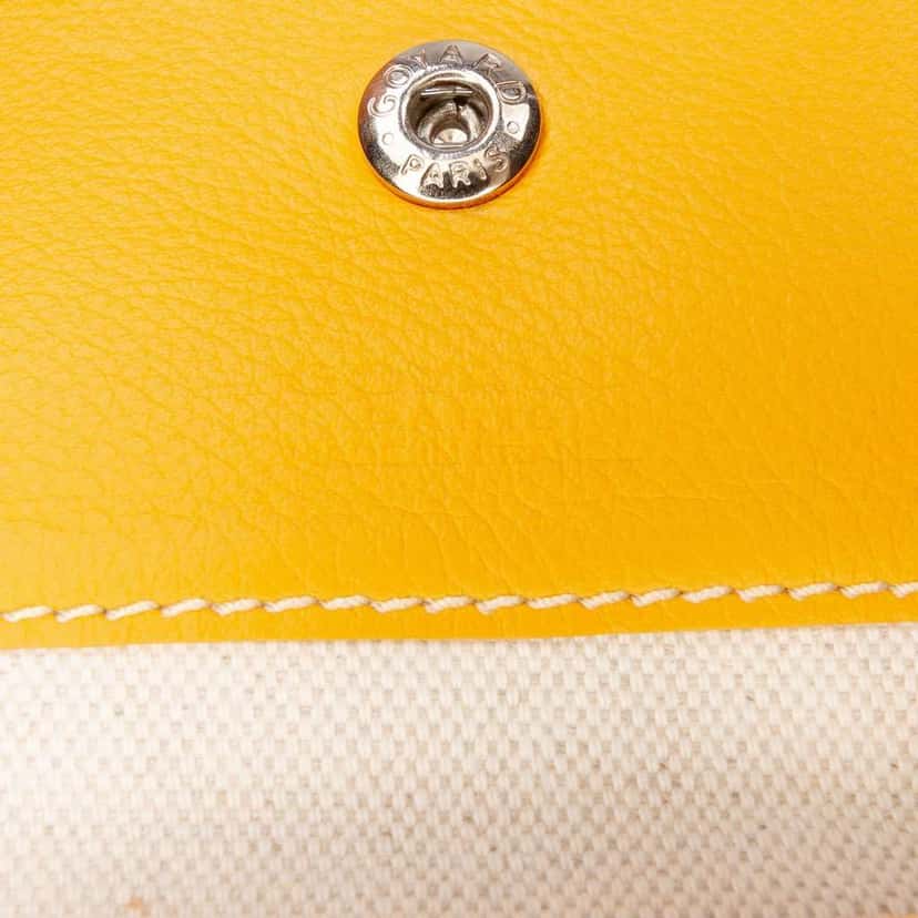 Goyard Goyardine Saint Louis PM Yellow Canvas Good condition - Box View