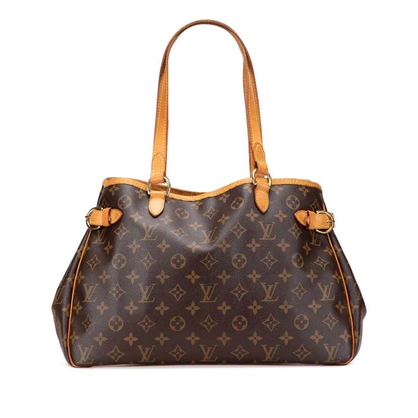 Louis Vuitton Monogram Batignolles Horizontal Brown Canvas Good condition - Front View
